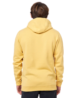 The Rip Curl Mens Radiate Fleece Hoodie in Yellow Daze