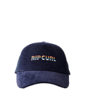 The Rip Curl Womens Revival Cord Trucker Cap in Navy