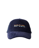 The Rip Curl Womens Revival Cord Trucker Cap in Navy