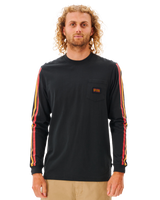 The Rip Curl Mens Surf Revival Collective T-Shirt in Black