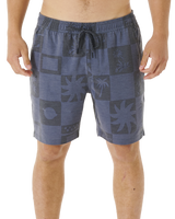 The Rip Curl Mens Boardwalk SWC Walkshorts in Black