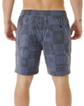 The Rip Curl Mens Boardwalk SWC Walkshorts in Black