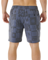 The Rip Curl Mens Boardwalk SWC Walkshorts in Black