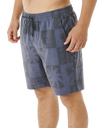 The Rip Curl Mens Boardwalk SWC Walkshorts in Black