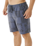 The Rip Curl Mens Boardwalk SWC Walkshorts in Black