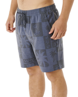 The Rip Curl Mens Boardwalk SWC Walkshorts in Black