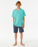 The Rip Curl Boys Boys Phase Walkshorts in Washed Navy