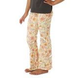 The Rip Curl Girls Girls Tropic Floral Bell Trousers in Lemon Ice