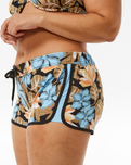 The Rip Curl Womens Follow The Sun Boardshorts in Dusty Blue