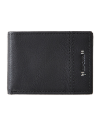 The Rip Curl Mens Stacked RFID Slim Wallet in Black