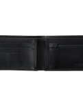 The Rip Curl Mens Stacked RFID Slim Wallet in Black