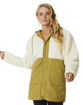 The Rip Curl Womens Hotchkiss Jacket in Khaki