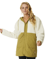 The Rip Curl Womens Hotchkiss Jacket in Khaki