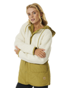 The Rip Curl Womens Hotchkiss Jacket in Khaki