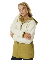 The Rip Curl Womens Hotchkiss Jacket in Khaki