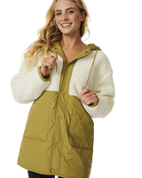 The Rip Curl Womens Hotchkiss Jacket in Khaki