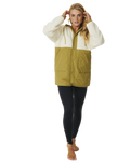 The Rip Curl Womens Hotchkiss Jacket in Khaki