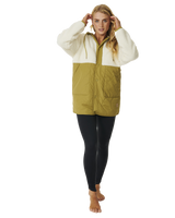 The Rip Curl Womens Hotchkiss Jacket in Khaki