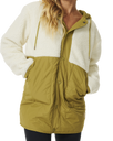 The Rip Curl Womens Hotchkiss Jacket in Khaki