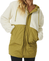 The Rip Curl Womens Hotchkiss Jacket in Khaki