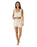 The Rip Curl Womens Oceans Together Crochet Shorts in Off White