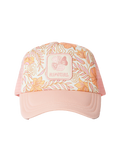 The Rip Curl Girls Girls Mixed Trucker Cap in Peach