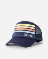 The Rip Curl Girls Girls Mixed Trucker Cap in Navy