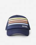 The Rip Curl Girls Girls Mixed Trucker Cap in Navy