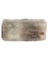 The Barts Womens Fur Headband in Heather Brown