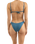 The Rhythm Womens Chiquita Cheeky Bikini Bottoms in Teal