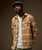 Bowery Heavyweight Flannel Shirt in Curry Yellow & Pinecone Brown