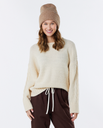 The Rip Curl Womens Soleilo Jumper in Off White