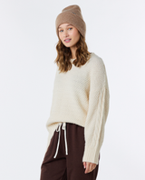 The Rip Curl Womens Soleilo Jumper in Off White