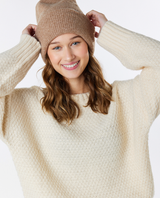 The Rip Curl Womens Soleilo Jumper in Off White