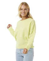 The Rip Curl Womens Emily Jumper in Lime