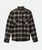 The Brixton Mens 20th Anniversary Bowery Flannel Shirt in Black & Cream