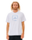 The Rip Curl Mens Corp Icon T-Shirt (2022) in White