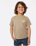 The Rip Curl Boys Boys Wetsuit Icon T-Shirt in Sand Dune