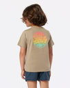 The Rip Curl Boys Boys Wetsuit Icon T-Shirt in Sand Dune