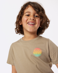 The Rip Curl Boys Boys Wetsuit Icon T-Shirt in Sand Dune