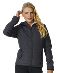 The Rip Curl Womens Anti-Series Anoeta Tech Jacket in Washed Black