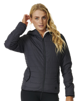 The Rip Curl Womens Anti-Series Anoeta Tech Jacket in Washed Black