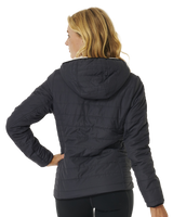 The Rip Curl Womens Anti-Series Anoeta Tech Jacket in Washed Black