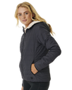 The Rip Curl Womens Anti-Series Anoeta Tech Jacket in Washed Black