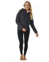 The Rip Curl Womens Anti-Series Anoeta Tech Jacket in Washed Black