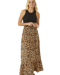 The Rip Curl Womens Sea Of Dreams Maxi Skirt in Brown