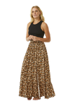 The Rip Curl Womens Sea Of Dreams Maxi Skirt in Brown