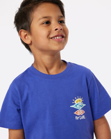 The Rip Curl Boys Boys Icons Of Shred T-Shirt in Wild Berry