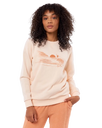 The Rip Curl Womens Re-Entry Sweatshirt in Light Peach