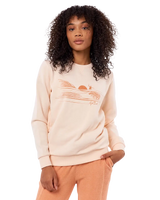 The Rip Curl Womens Re-Entry Sweatshirt in Light Peach